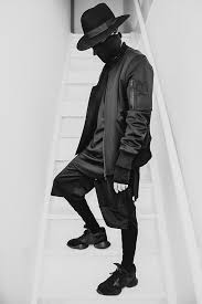 Black And White Fashion Men Pin By Ryan Nichols On Fashion Mens Fashion Edgy Mens Outfits Cyberpunk Fashion