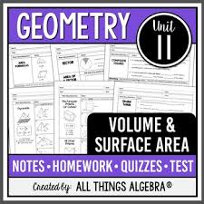 Triangular prism surface area answer key. Unit 11 Volume Surface Area Homework 2 Area Of Sectors