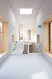 heradesign wood wool ceilings by knauf amf archello stolin space interiors new housing developments