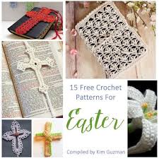 Create a customizable cross crochet bookmark with this free crochet pattern from kristi simpson. Roundup 15 Free Crochet Patterns For Easter Christian Religious Traditional Crochetkim