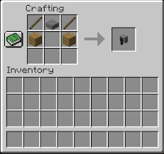 This is the minecraft grindstone recipe. How To Make A Grindstone In Minecraft Minecraft Station