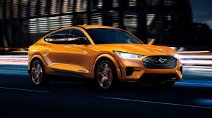 2021 Ford Mustang Mach E Gt Is Now Available With Cyber Orange Paint In 2020 Ford Mustang Mustang Pony Car