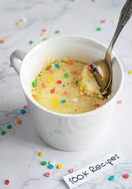 Combine milk, oil, and vanilla into the mug. Microwave Vanilla Mug Cake Recipe 100krecipes