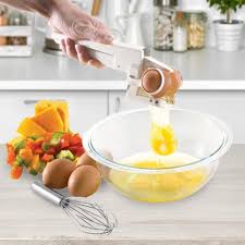 Check spelling or type a new query. Easy Egg Cracker Separator Handheld Separator Opener Breaker Kitchen Gadget Tool Whitites Yolk With Dishwasher Safe Quick Separation Eggs Kjop Til Lave Priser I Nettbutikken Joom