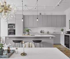 37 Cool Grey White Kitchens Design Ideas Scandinavian Kitchen Design White Kitchen Design Scandinavian Kitchen