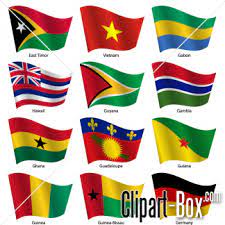Clipart Flags Waving 02 Royalty Free Vector Design Vector Design Vector Free Clip Art