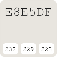 Angel kiss / 1272 #eaeae7; Colortrend Dairy Parlour E8e5df Hex Color Code Rgb And Paints