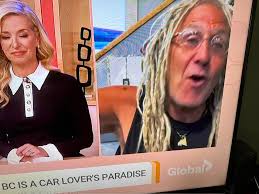 Mike Hall from Rust Valley Restorers sporting a Newfoundland necklace He  was just