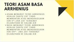 Jelaskan Apa Yang Dimaksud Dengan Asam Basa Menurut Arrhenius Berikan Contohnya Brainly Co Id