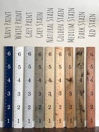 Wooden Ruler Growth Chart Growth Chart Nursery Decor Baby