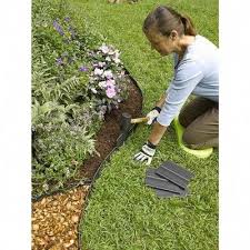 Maybe you would like to learn more about one of these? Easy No Dig Pound In Interlocking Landscaping Edging Kit 8 Tall 20 Long Gardener S Supply Company Plastic Landscape Edging Plastic Garden Edging Lawn Edging