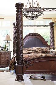 Originally, i purchased the millenium north shore bedroom set about 5 years ago (after wanting it for 8+years). North Shore King Poster Bed With Canopy Ashley Furniture Homestore