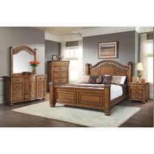 Picket House Furnishings Barrow Oak King Poster Bed Bq600kb The Home Depot In 2020 Bedroom Sets Queen King Bedroom Sets Picket House Furnishings