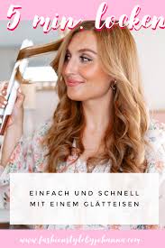 Locken Mit Dem Glatteisen In 2020 Locken Machen Locken Mit Glatteisen Schnell Und Einfach Locken