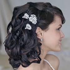 # bridal hairstyles for short hair. Medium Length Hair Wedding Hairstyles With Veil Wedding Gallery
