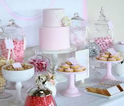 Pink Christening Sweets Table Baby Birthday Party Girl Christening Party Sweet Table Decorations