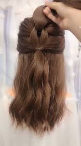 Simple And Best Hairstyle For Long Hair Dyedhair Hair Hairstyle Hairst In 2020 Beautiful Braided Hair Ponytail Hairstyles Easy Prom Hairstyles For Short Hair
