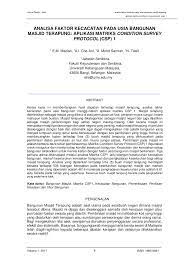 Cabaran pengurusan kewangan dalam penyelenggaraan. Pdf Analisa Faktor Kecacatan Pada Usia Bangunan Masjid Terapung Aplikasi Matriks Condition Survey Protocol Csp 1