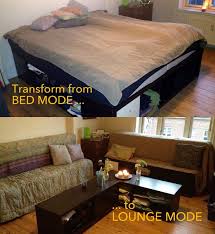 Transformers Bulk Storage Bed Into A Lounge Ikea Hackers Space Saving Furniture Cheap Furniture Website Home Design Decor