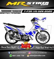 Supra125holic ( honda supra x 125 ), jogjakarta, indonesia. Stiker Yamaha Fiz R Stiker Racing Archives Stiker Motor Premium Striping Motor Suka Suka Decal Motor Mr Stiker