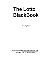 Pdf The Lotto Blackbook Fabian Gonzalez Academia Edu