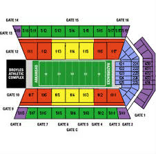 52 Interpretive Arkansas Razorback Football Stadium Seating