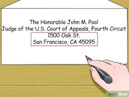 Make sure they understand that the letter will be used as evidence in your case and become part of the official court record. 3 Ways To Address A Letter To A Judge Wikihow