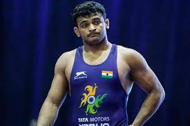 Deepak's grandfather and father were professional wrestlers who used to compete in the local tournaments (dangal.) Spn2jky1lkflqm