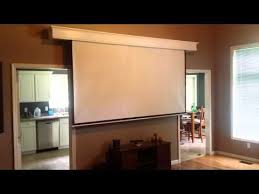 Hidden Projection Screen Project Projector Screen Diy Projection Screen Hidden Projector