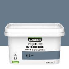 Peinture leroy merlin nuancier luxens. Peinture Mur Et Boiserie Luxens Ink 3 Satine 2 5 L Leroy Merlin