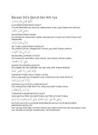 Perkataan qunut ال ق ن و ت adalah dari bahasa arab yang membawa beberapa makna diantaranya ialah berdiri lama diam. Hajatan Shalat Sunat Jum At Rokok Dan Qunut
