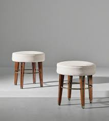 Monte paschi di siena : Gio Ponti Pair Of Stools Designed For The Banca Nazionale Del Lavoro Bologna Circa 1960 Artsy