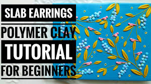 Sculpey® offers various polymer clay cutters that will give you multiple patterns that inspire your creations. Polymer Clay Slab Tutorial Clay Earrings Bird Earrings Tutorial How To Make Polymer Clay Earrings Youtube