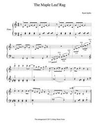 Isso inclui obras independentes designadas como trapos (também conhecidas como ragtime) por seus compositores, comumente no título da obra. 10 Maple Leaf Rag Piano Sheet Music Multi Levels Ideas Piano Sheet Music Piano Sheet Sheet Music