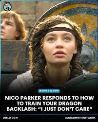 Nico Parker has been the subject of backlash regarding her appearance in  How to Train Your Dragon, but she's not letting it bring her down. Details  in the comments 👇