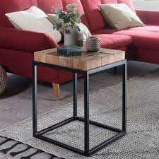 Das neue sofa ist da, jetzt fehlt nur noch der. Beistelltisch Andur 39x56x39cm Akazie Metall Couchtisch Massivholz Wohnzimmertisch Industrial Klein Eckiger Sofatisch Wohnzimmer Abstelltisch Modern Designer Stubentisch Massiv Mobel Und Schones