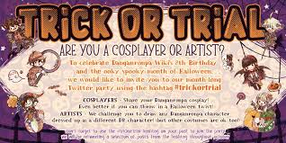 Please know that cookies are required to. Danganronpa Wiki On Twitter Welcome To The Danganronpa Wiki Halloween Party Check The Graphic Below For Details Make Sure You Use The Hashtag Trickortrial To Join In Https T Co 0x7fz7ri7h