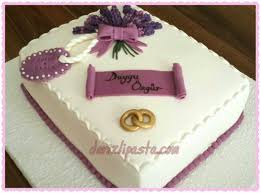 Lavender Cake Pastalar Tatli Nisan