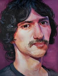 Michael Jackson in my painting 1.