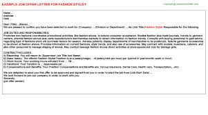 Do not forget to checkout cv owl's cover letter samples directory. Fashion Stylist Career Templates Examples