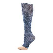 Celeste Stein 15 20mmhg Open Toe Midnight Lace Therapeutic Compression Socks Compression Socks Illness Clothing Open Toe