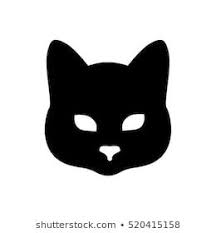 Cat Head Silhouette Images Stock Photos Vectors Shutterstock Animal Line Drawings Silhouette Images Silhouette Drawing