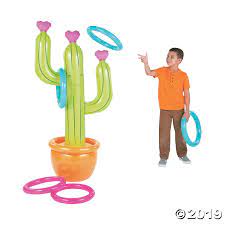 La versión actual de su navegador es anterior y es posible que su experiencia no sea óptima. Inflatable Cactus Ring Toss Game Oriental Trading Fiesta Birthday Party Fiesta Theme Party 2nd Birthday Party Themes
