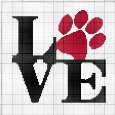 Buy 2 Get 1 Free Love Animals Love Cat And Dog I Love Pets Etsy In 2020 Cross Stitch Patterns Stitch Patterns Cross Stitch Charts