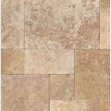If your décor is feeling kind of blah and it leaves you scratching your head for a reason, take a look down — your dull old floor tile. Tuscany Walnut French Pattern 16 Sqft Kit Honed Unfilled Chiseled And Brushed Travertine Tile Floor Tiles Usa