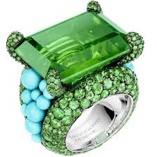 De Grisogono Emerald And Turquoise Ring Turquoise Stone Jewelry Turquoise Jewelry Rings Turquoise Jewelry