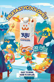 yuju easy to drink hard to explain 3 ads of the world creative posters business cards creative milk brands