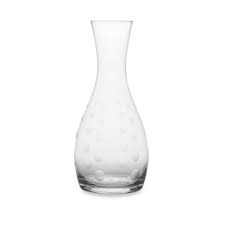 In clear glass with six unique designs to ensure every. Mikasa Cheers 1 4 Qt Dots Carafe Bed Bath Beyond