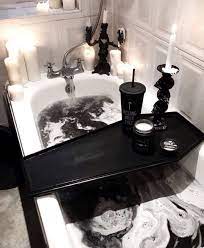 Coffin Shape Bath Tray Board Storage Caddy All Sizes Etsy Gothic Room Dark Home Decor Gothic Bedroom