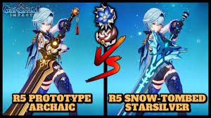 Snow-Tombed Starsilver Vs Prototype Archaic: What'S The Best Genshin Impact  Weapon For Eula?